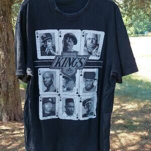 Black Graphic T-Shirt 90s NEW YORK Kings of Hip hop Rappers Rap shirt